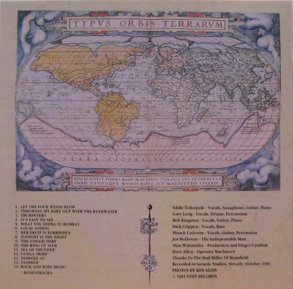 Tenpole Tudor : Let The Four Winds Blow (CD, Album, RE)