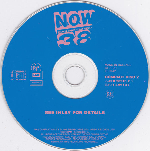 Various : Now That's What I Call Music! 38 (2xCD, Comp, Dut)