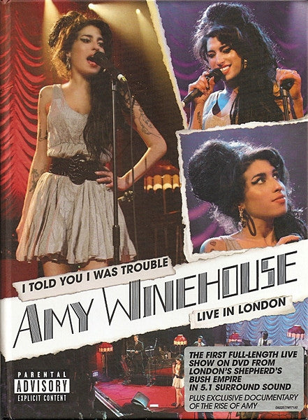 Amy Winehouse : I Told You I Was Trouble - Live In London (DVD-V, Multichannel, PAL)