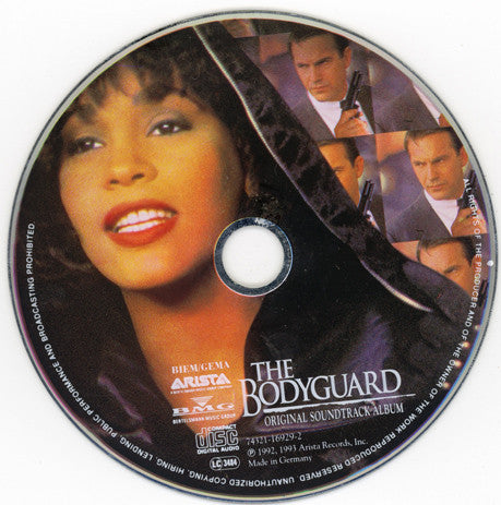 Various : The Bodyguard (Original Soundtrack Album) (CD, Album, RE)