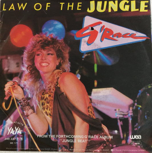 G'Race : Law Of The Jungle (7", Single)
