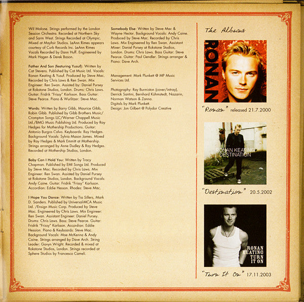 Ronan Keating : 10 Years Of Hits (CD, Comp)