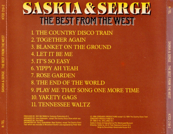 Saskia & Serge : The Best From The West (CD, Album)