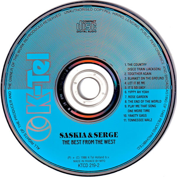 Saskia & Serge : The Best From The West (CD, Album)