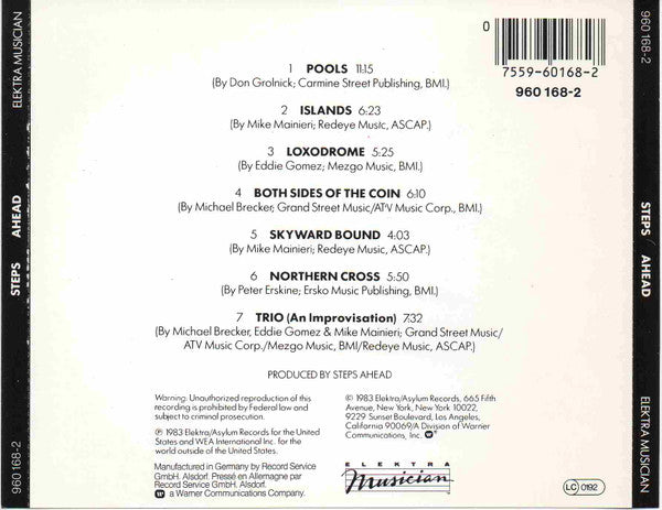 Steps Ahead : Steps Ahead (CD, Album, RE)