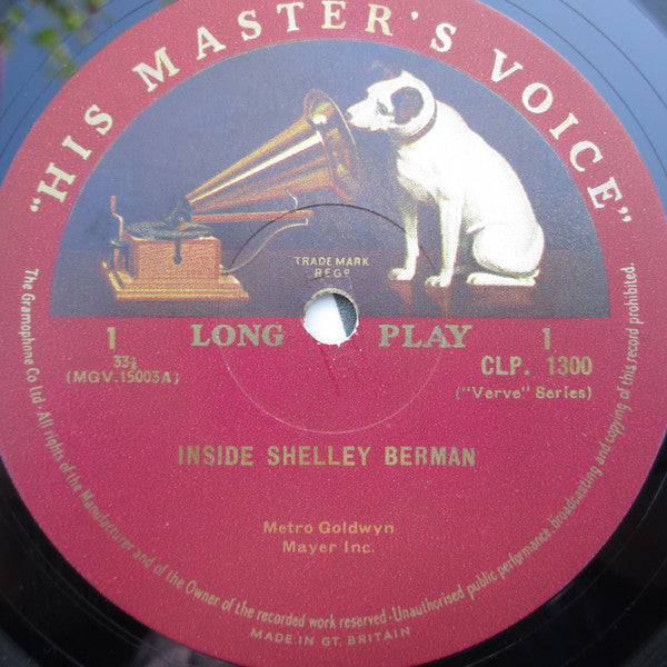 Shelley Berman : Inside Shelley Berman (LP, Mono)
