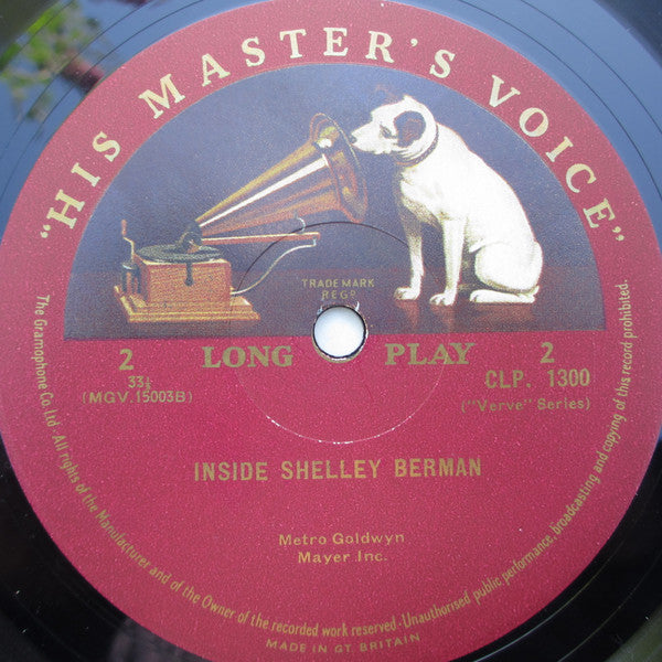 Shelley Berman : Inside Shelley Berman (LP, Mono)