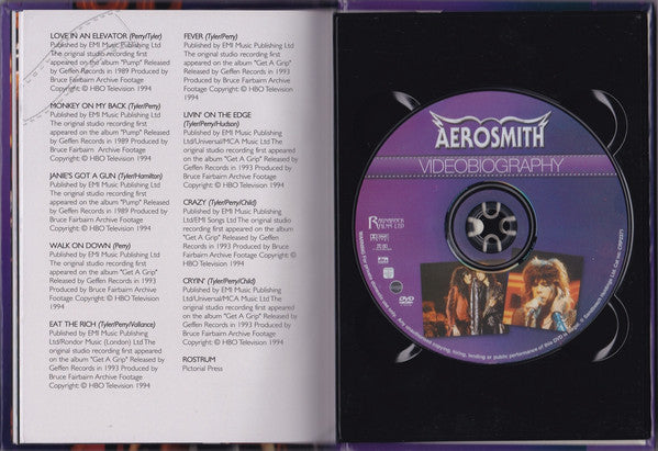 Aerosmith : Videobiography (DVD-V, Unofficial)