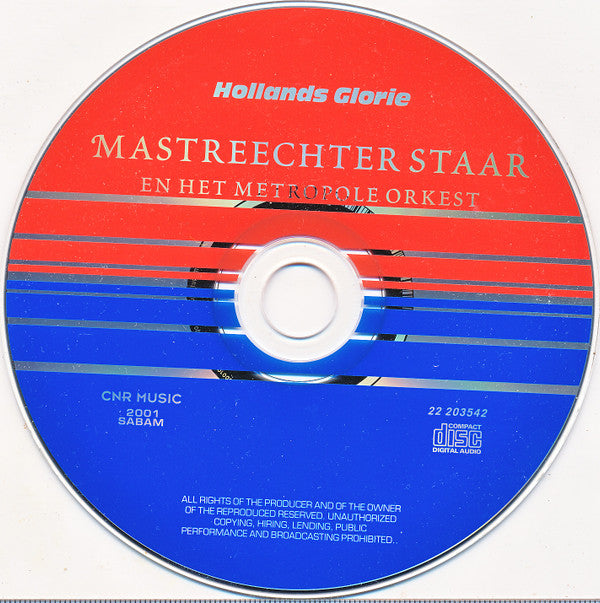 De Mastreechter Staar En Metropole Orchestra : Mastreechter Staar (CD, Comp, RE)