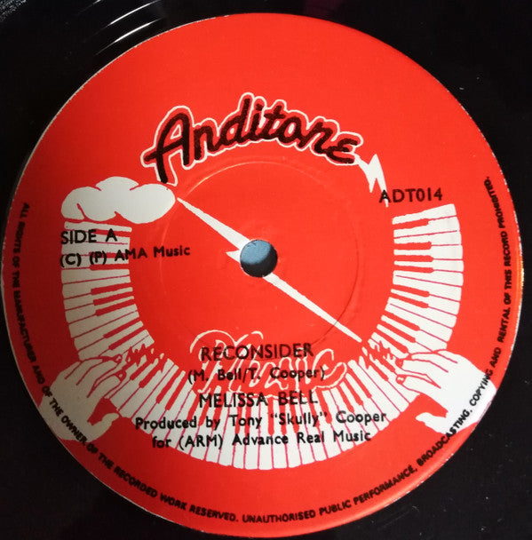 Melissa Bell : Reconsider / Crystal Clear (12")