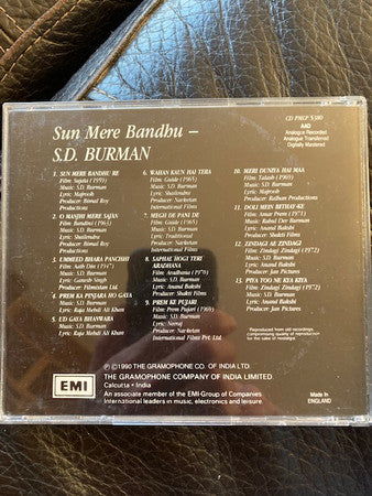 S. D. Burman : Sun Mere Bandhu (CD, Comp)