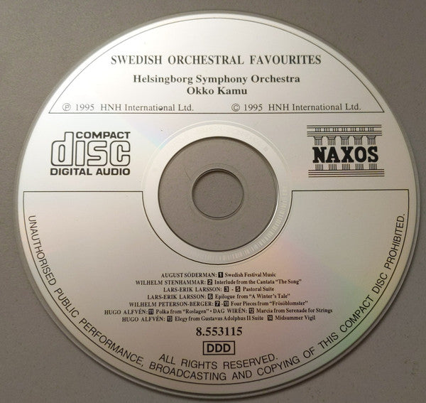 Helsingborg Symphony Orchestra*, Okko Kamu : Swedish Orchestral Favourites (CD)