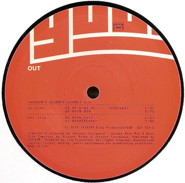 Jackson : Gourmet E.P (12", EP, Maxi)