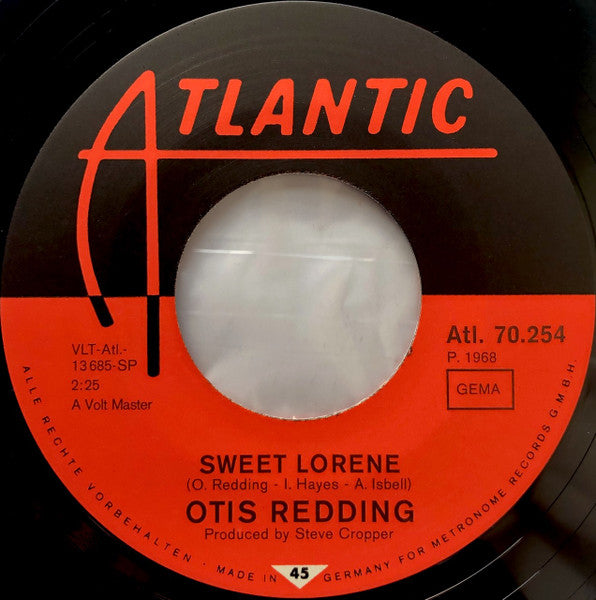 Otis Redding : (Sittin' On) The Dock Of The Bay / Sweet Lorene (7", Single, Add)