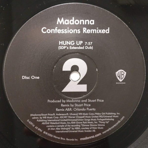 Madonna : Confessions Remixed (3x12", Comp, Ltd)