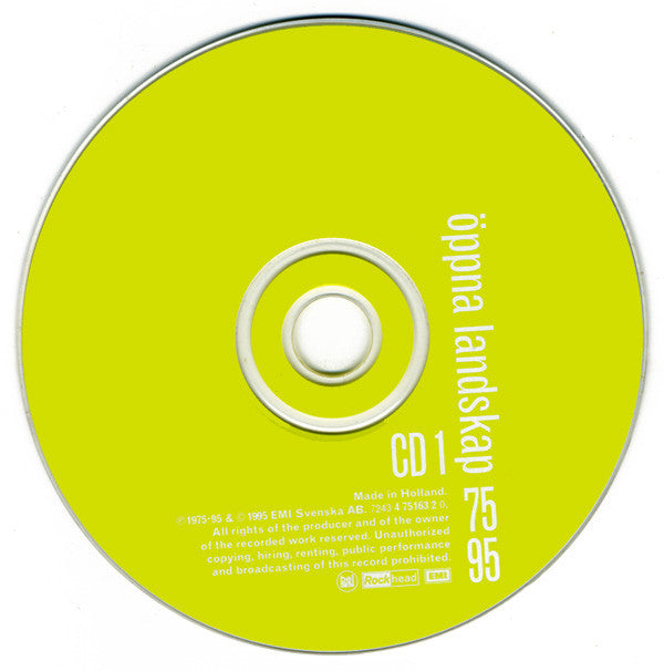 Ulf Lundell : Öppna Landskap 7595 (2xCD, Comp)