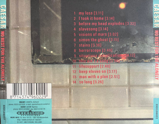 Caesar (4) : No Rest For The Alonely (CD, Album)