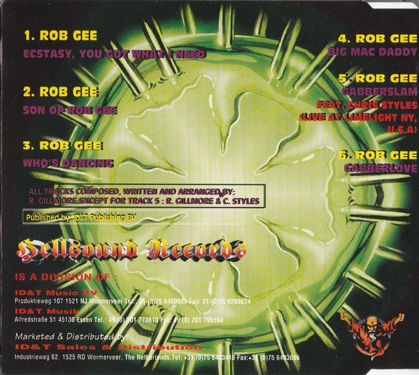 Rob Gee : Punk, Funk & Live (CD, Maxi)
