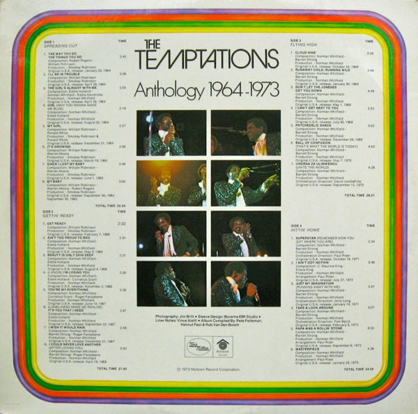 The Temptations : Anthology 1964-1973 (2xLP, Comp)