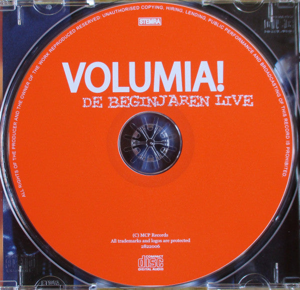 Volumia! : De Beginjaren Live 1992-1996 (CD, Album)