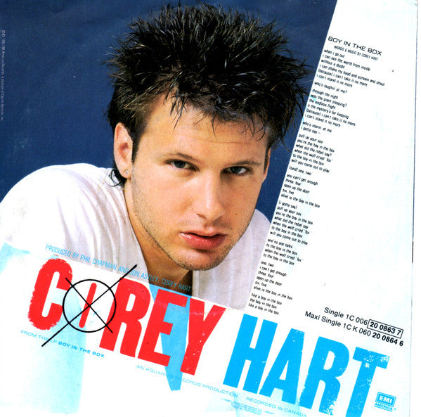 Corey Hart : Boy In The Box (7", Single)