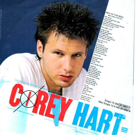 Corey Hart : Boy In The Box (7", Single)