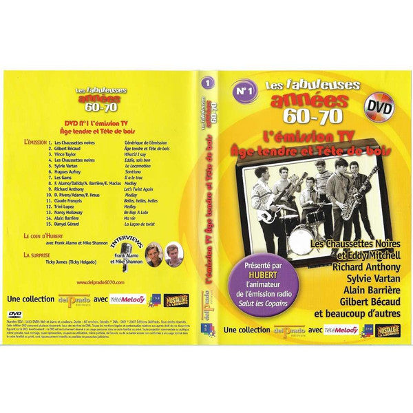 Various : L'émission TV Age Tendre Et Tête de Bois (DVD, Comp, PAL)