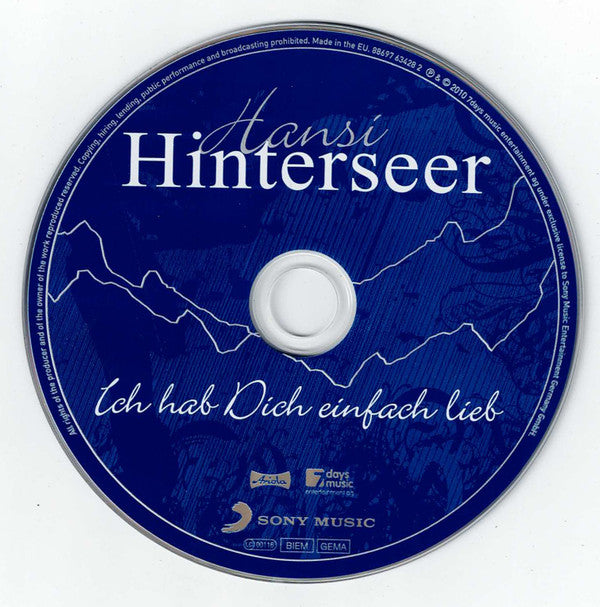Hansi Hinterseer : Ich Hab' Dich Einfach Lieb (CD, Album)