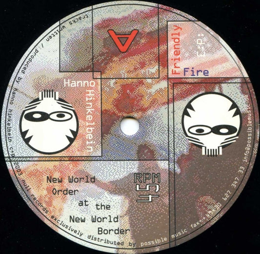 Hanno Hinkelbein : Friendly Fire E:P: (12", EP)