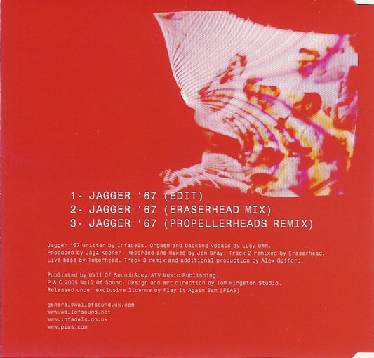 Infadels : Jagger '67 (CD, Single)