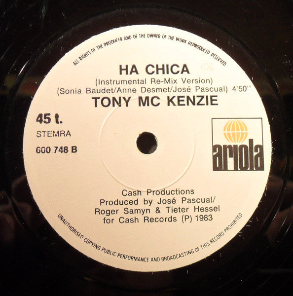 Tony McKenzie : Ha Chica (12")