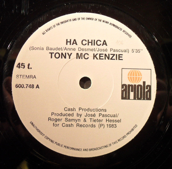 Tony McKenzie : Ha Chica (12")