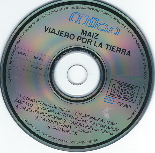 Maiz : Viajero Por La Tierra (CD, Album)