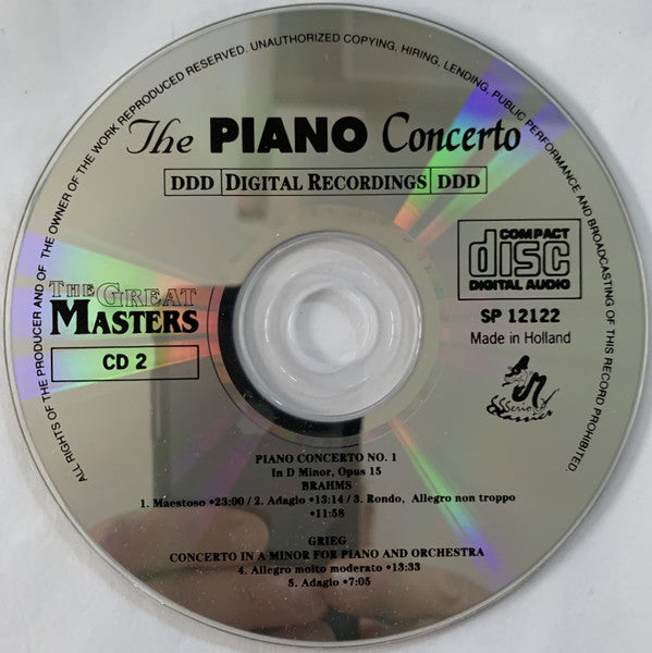 Various : The Piano Concerto - The Very Best Of The Piano Concertos (2xCD, Album, Comp)