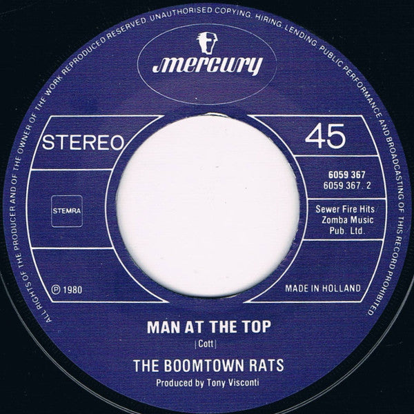 The Boomtown Rats : Banana Republic (7", Single)