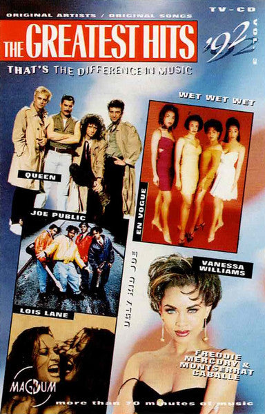 Various : The Greatest Hits '92 - Vol. 3 (Cass, Comp)