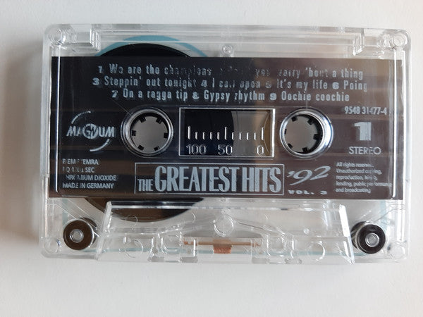 Various : The Greatest Hits '92 - Vol. 3 (Cass, Comp)