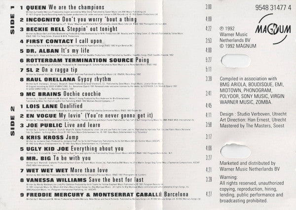Various : The Greatest Hits '92 - Vol. 3 (Cass, Comp)