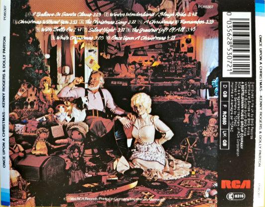 Kenny Rogers & Dolly Parton : Once Upon A Christmas (CD, Album, RE)