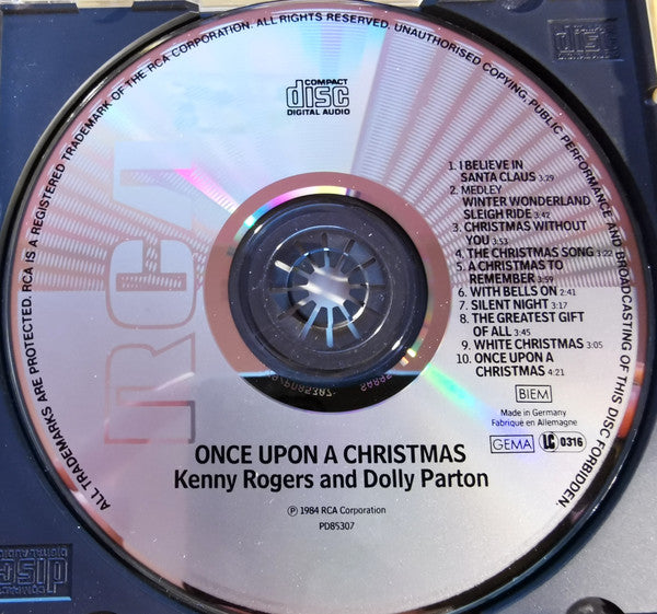 Kenny Rogers & Dolly Parton : Once Upon A Christmas (CD, Album, RE)