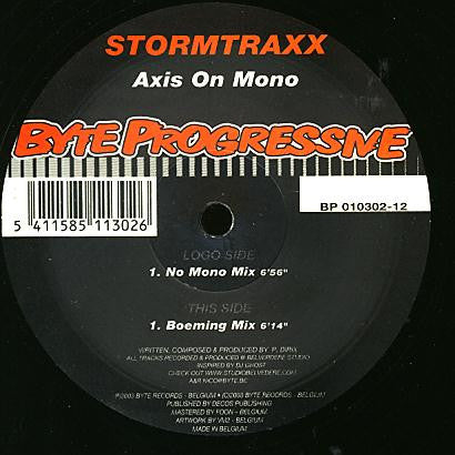 Stormtraxx : Axis On Mono (12")