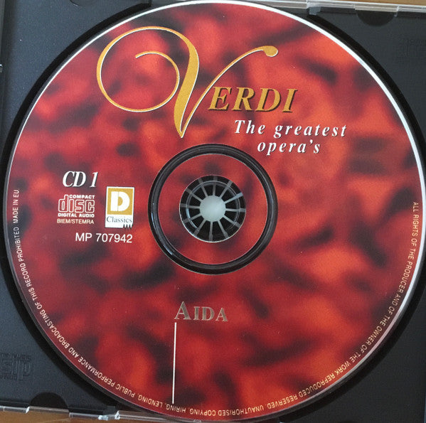 Giuseppe Verdi : The Greatest Operas (3xCD, Comp, Box)
