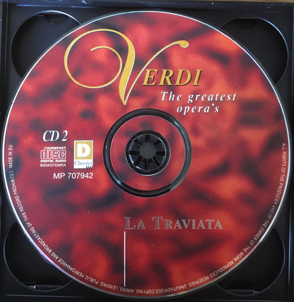 Giuseppe Verdi : The Greatest Operas (3xCD, Comp, Box)