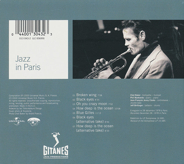 Chet Baker : Broken Wing (CD, Album, RE, RM, Dig)
