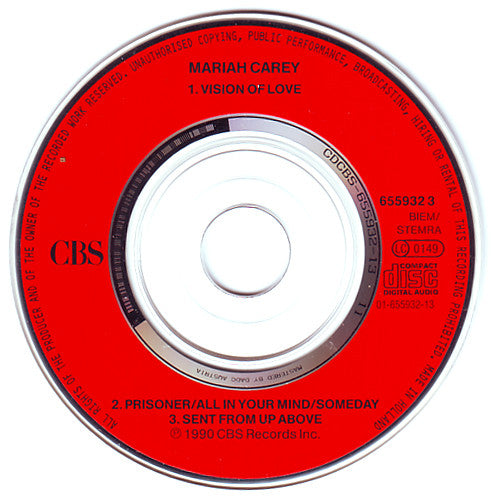 Mariah Carey : Vision Of Love (CD, Mini, Maxi)