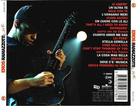 Eros Ramazzotti : Eros Live (CD, Album)