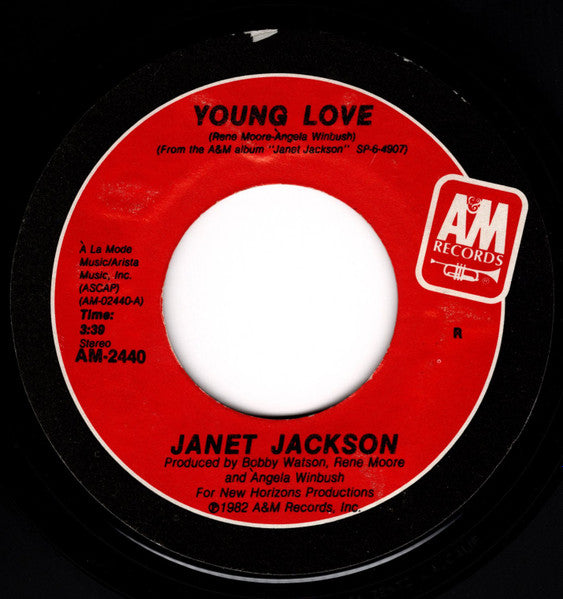 Janet Jackson : Young Love (7", Single, RCA)