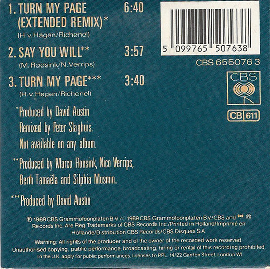 Richenel : Turn My Page (CD, Mini)