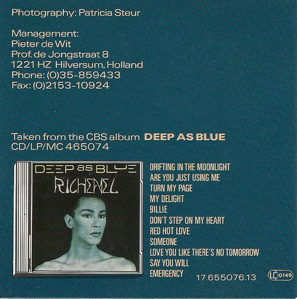 Richenel : Turn My Page (CD, Mini)