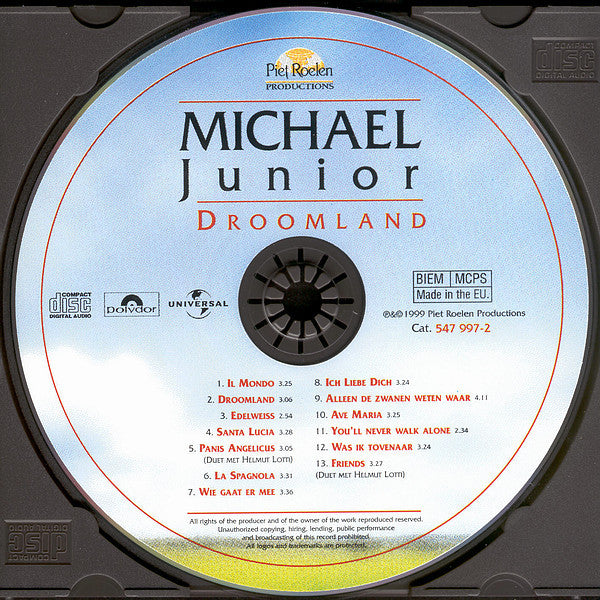 Michael Junior (2) : Droomland (CD, Album)